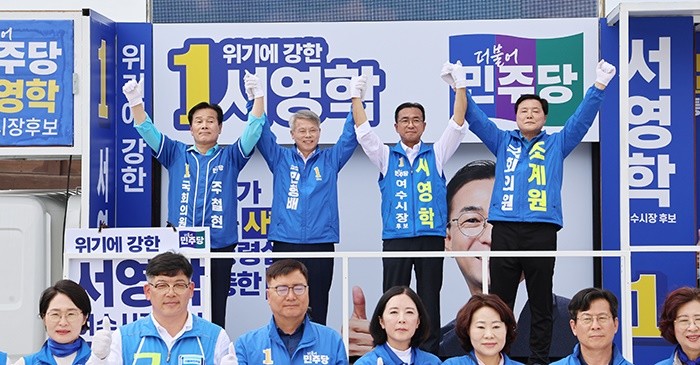 민형배 더불어민주당 전남광주통합특별시장 후보가 공식 선거운동 초반 닷새 동안 광주와 전남 서남권·동부권을 잇는 강행군 유세를 이어가며 민심 경청과 투표율 제고 총력전을 벌였다. / 민형배 후보 선거대책위원회