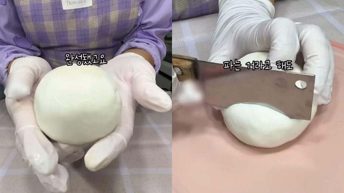 우유와 식초로 완성한 치즈. / 유튜브 '라밍'