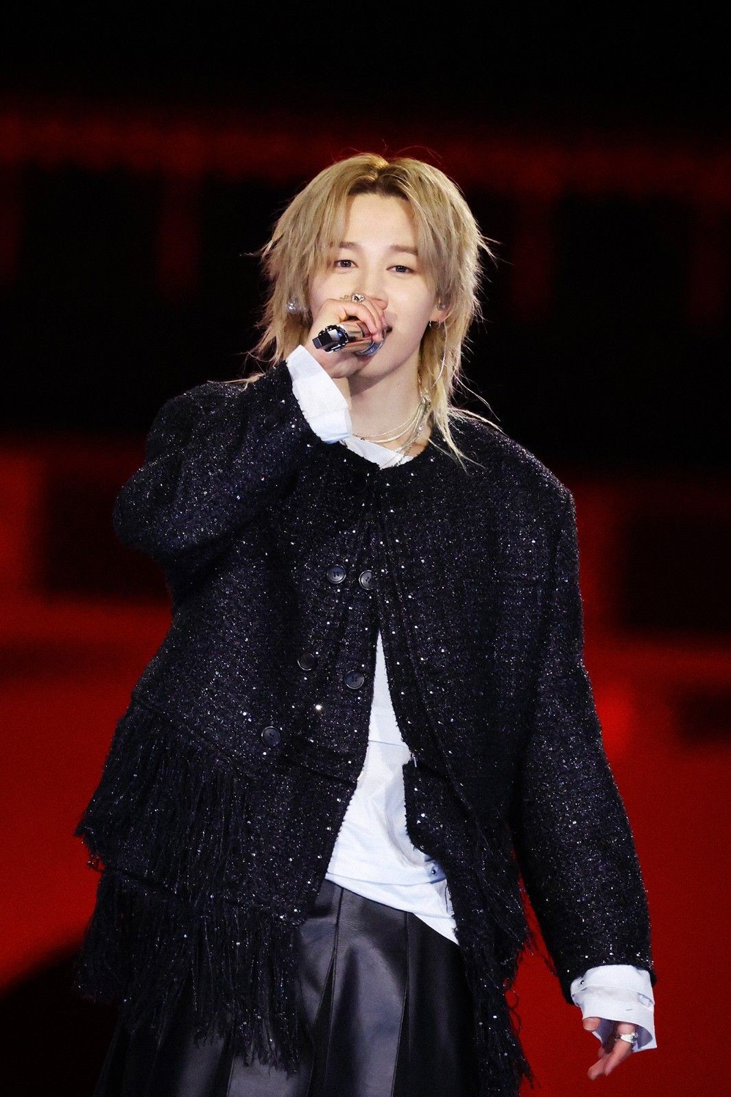 Jimin Performing on Stage / News1