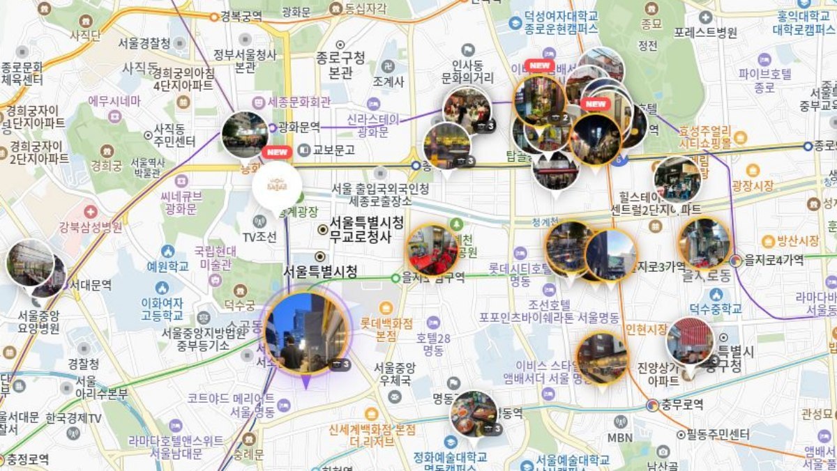 네이버·카카오 지도엔 없다… 요즘 젊은이들이 밥 먹을 때 켠다는 의외의 앱