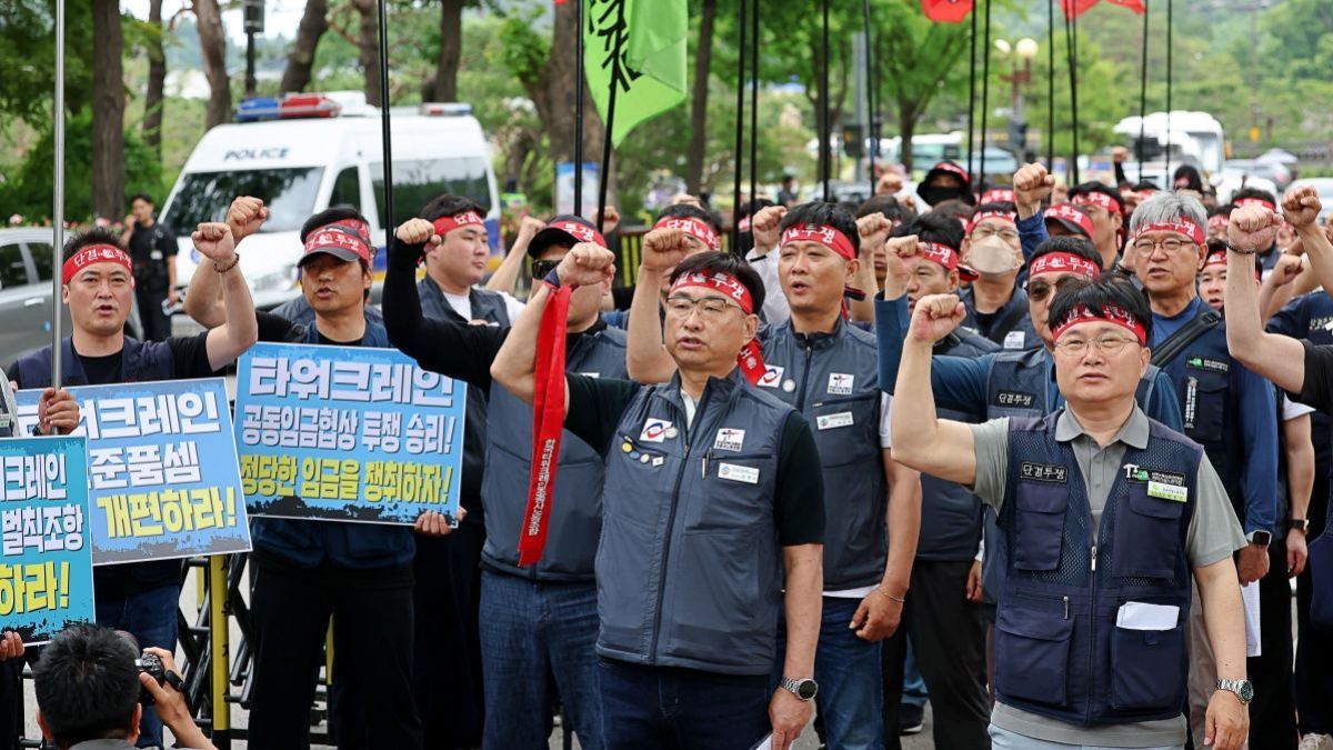 삼성전자 공사현장 등 '올스톱' 위기…타워크레인노조 총파업 선언