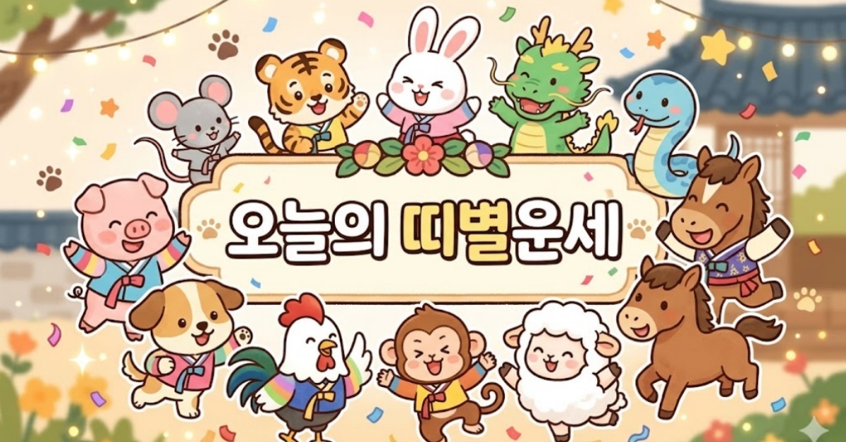 6월 11일 모두에게 새 기운 흐른다, 띠별 운세 공개