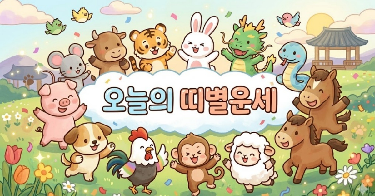 6월 12일 12지지별 운세, 당신의 운명은?