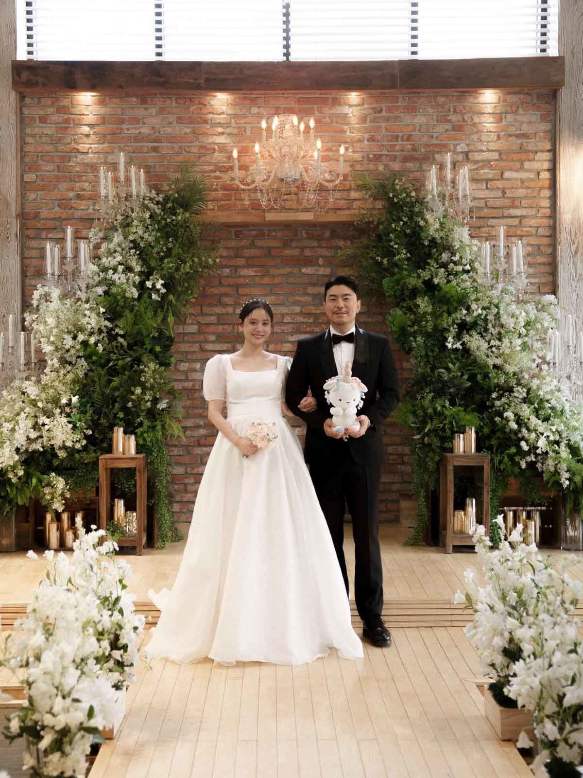 이시언, 서지승 부부 결혼식 사진. / 이시언 인스타그램