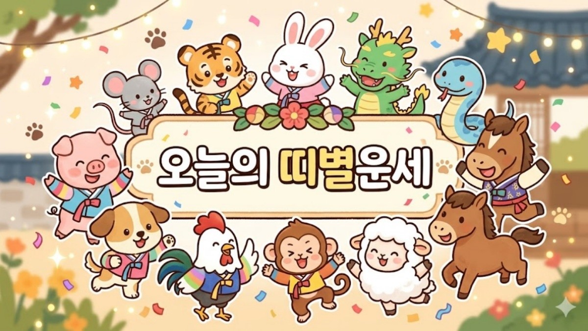 띠별운세 (AI로 제작).
