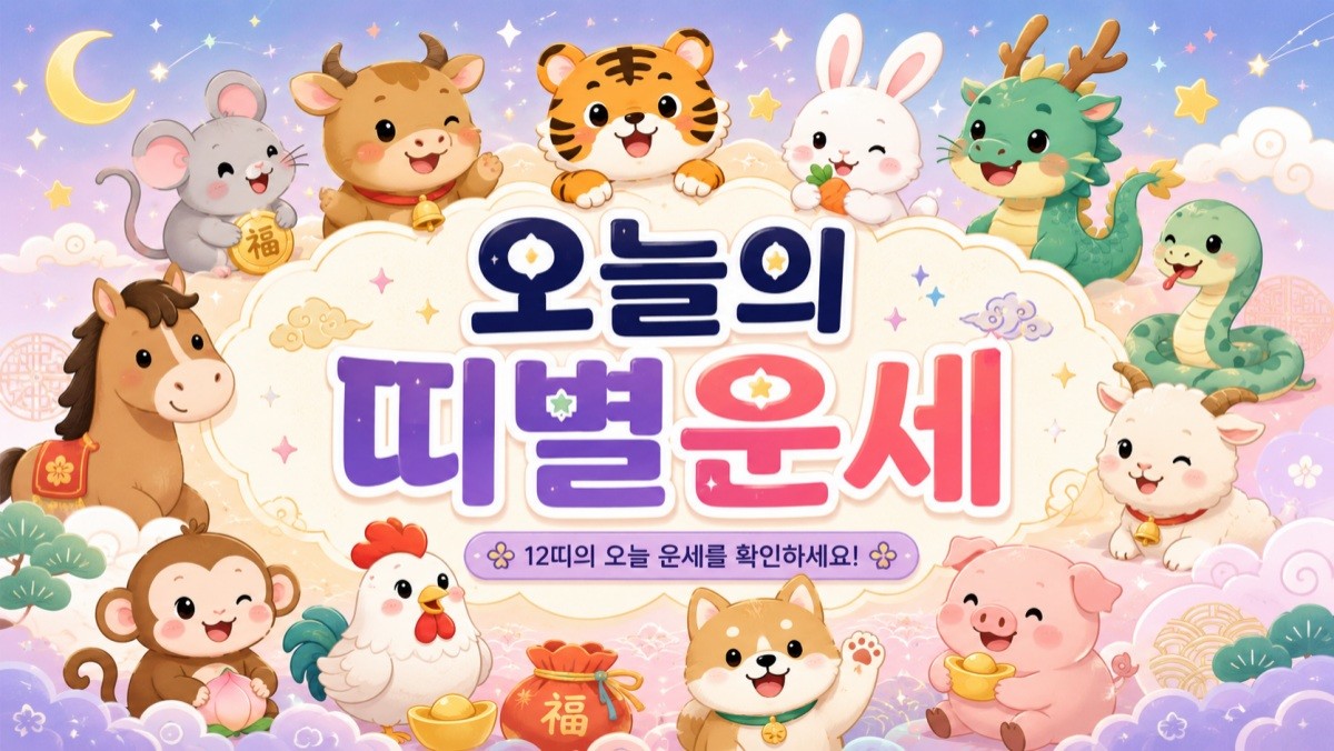 띠별운세 (AI로 제작).