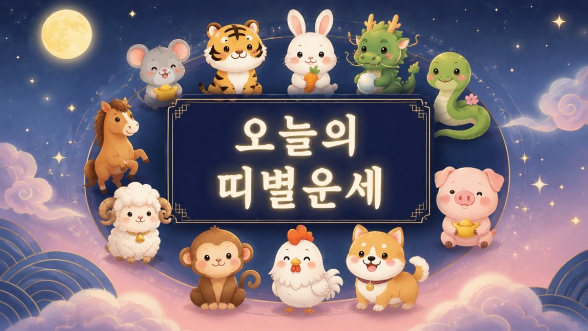 띠별운세 (AI로 제작).