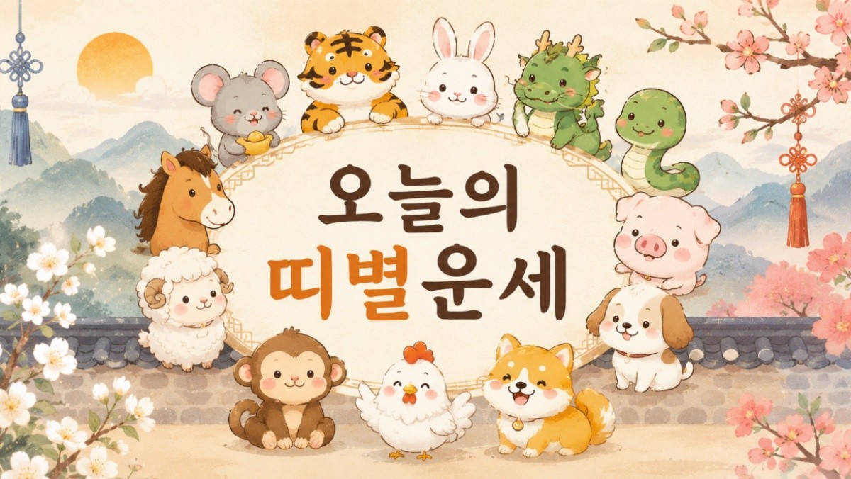 띠별운세 (AI로 제작).