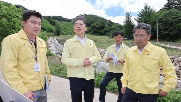 전북자치도, 남원 산사태 취약지·호우 피해복구 현장 점검