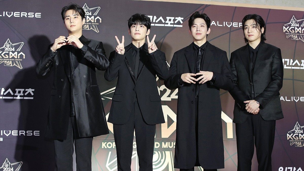 아이돌 밴드 데이식스 멤버 영케이, 원필, 도운, 성진 / 뉴스1