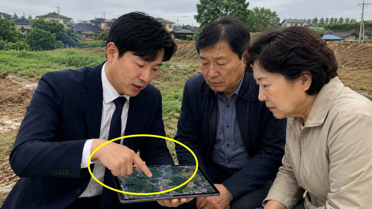 부동산 투자 설명을 듣고 있는 60대 부부의 모습. 기사 이해를 돕기 위해 AI로 생성한 이미지. / 위키트리