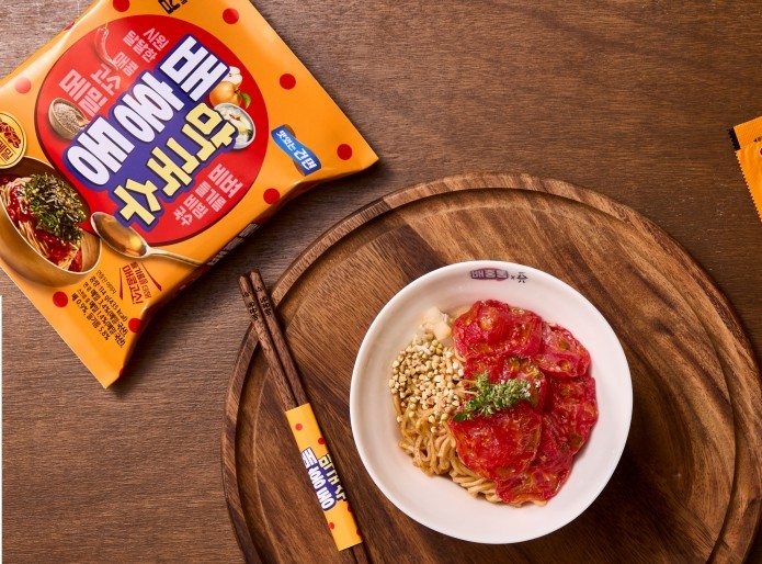소바쥬 협업 메뉴_배홍동 토마토 막국수 / 농심 제공
