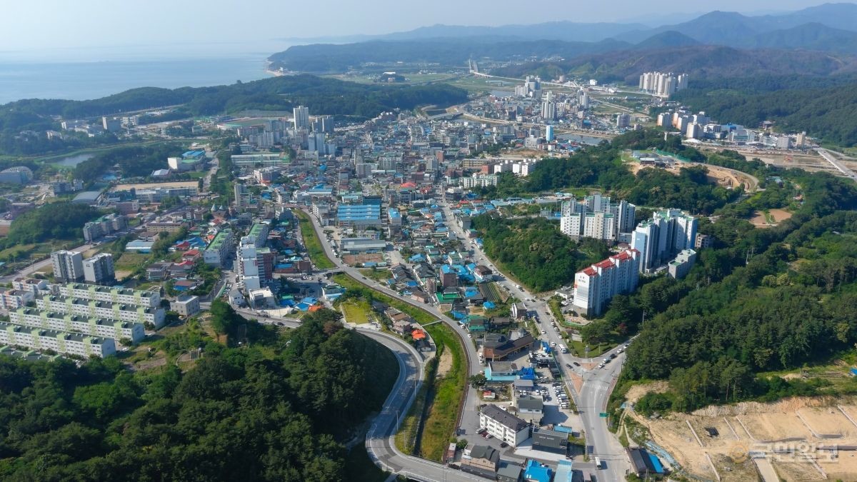 울진군 시가지 전경/울진군 제공