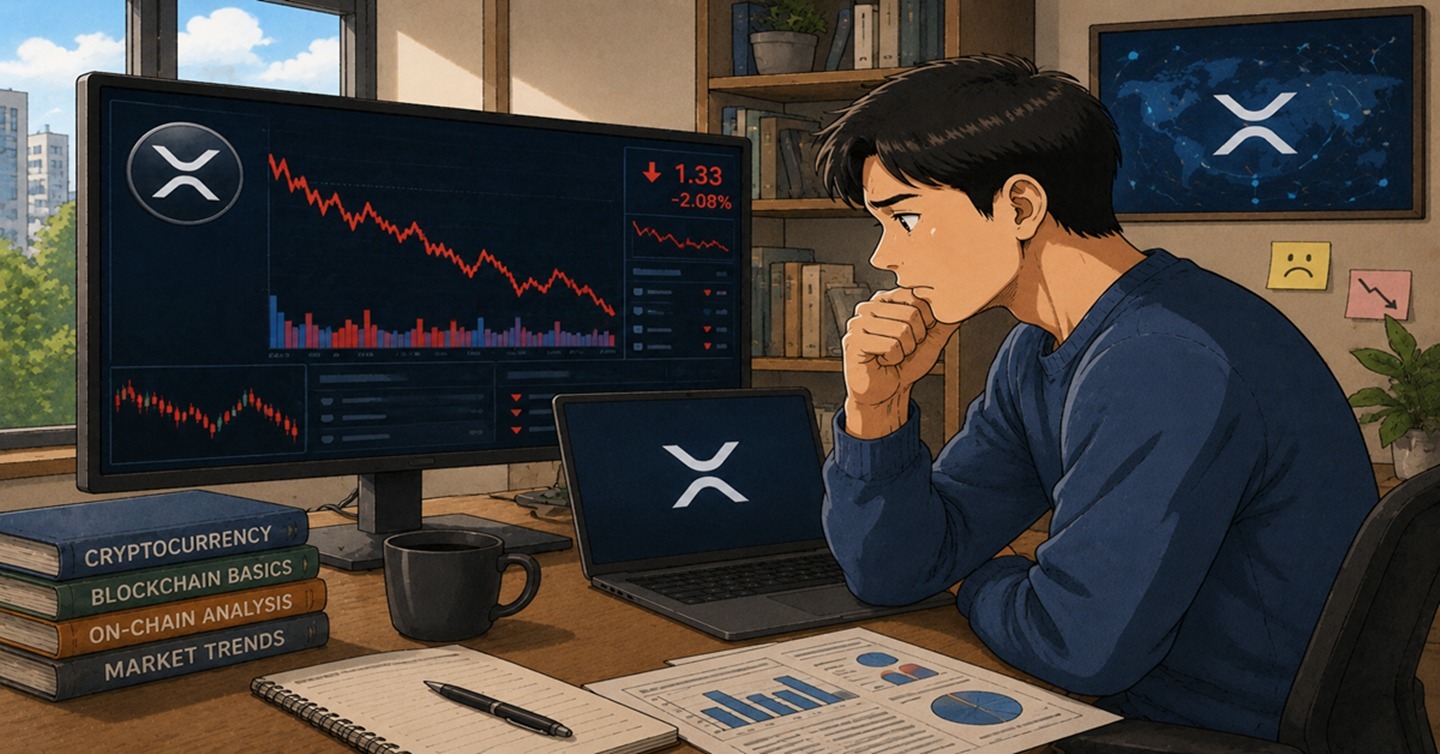 “장기간 약세인 암호화폐(코인) 리플, 더 충격인 건 현재 고평가 상태라는 점입니다”