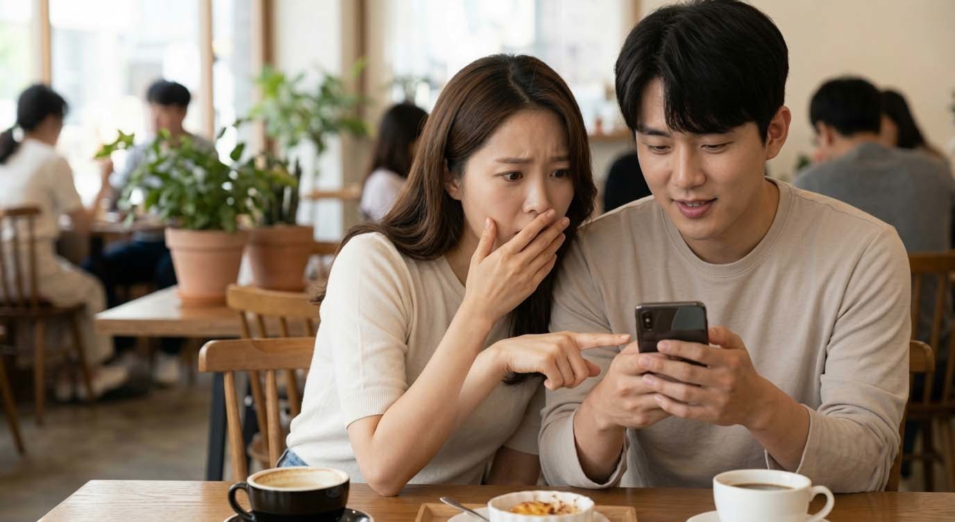 "남친이 폰에 나를 이런 식으로 저장해뒀네요... 당황스럽습니다"