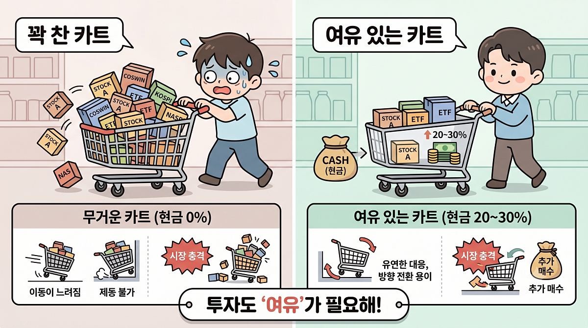 [삽화] 투자에도 여유가 필요하다. AI 제작.