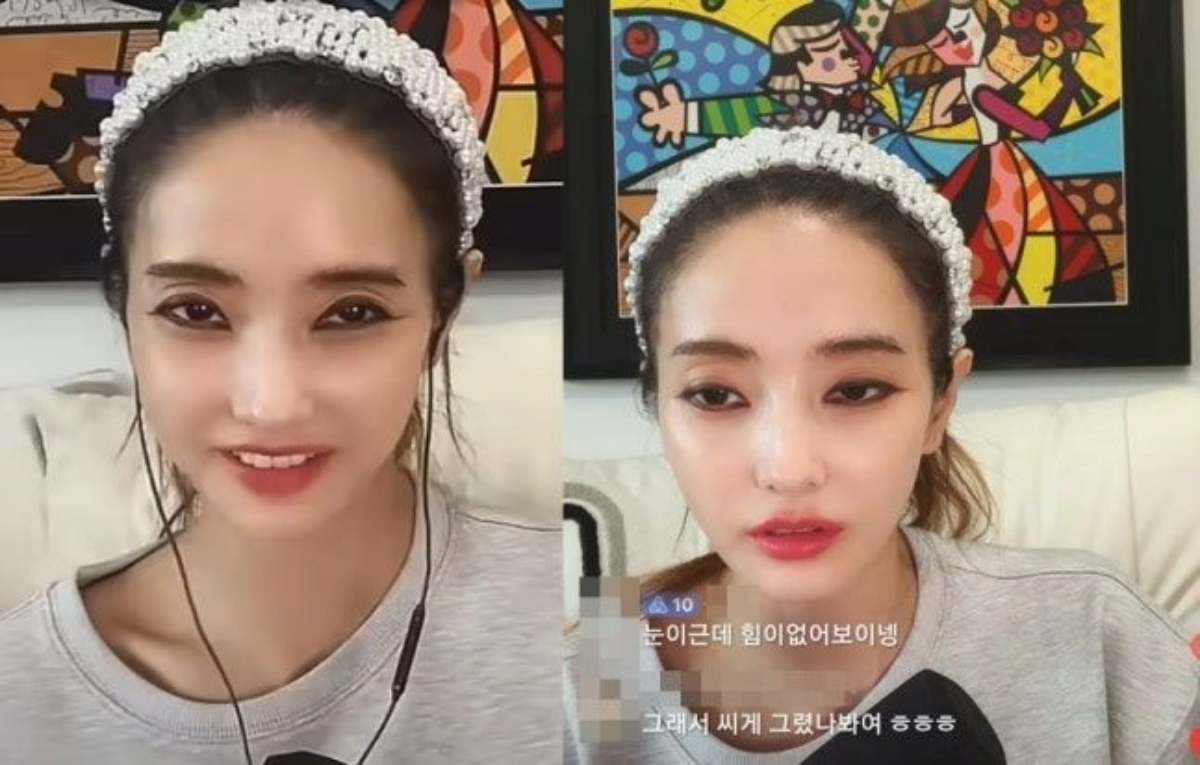 일각에서 걱정이 제기된 한채영 틱톡 라이브 방송 최신 근황 모습. / 한채영 틱톡 공식 계정