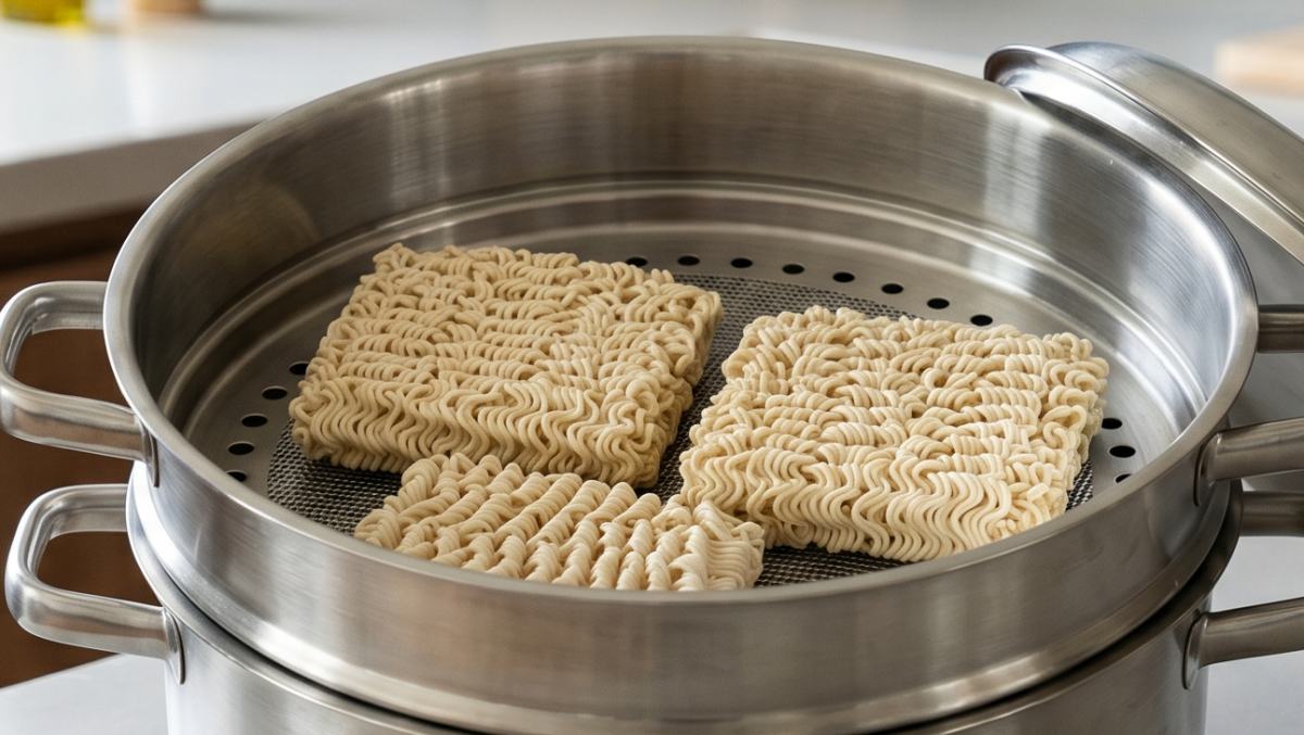 라면 끓이지 말고 '찜기'에 넣어보세요…뜻밖의 맛에 깜짝 놀라게 됩니다