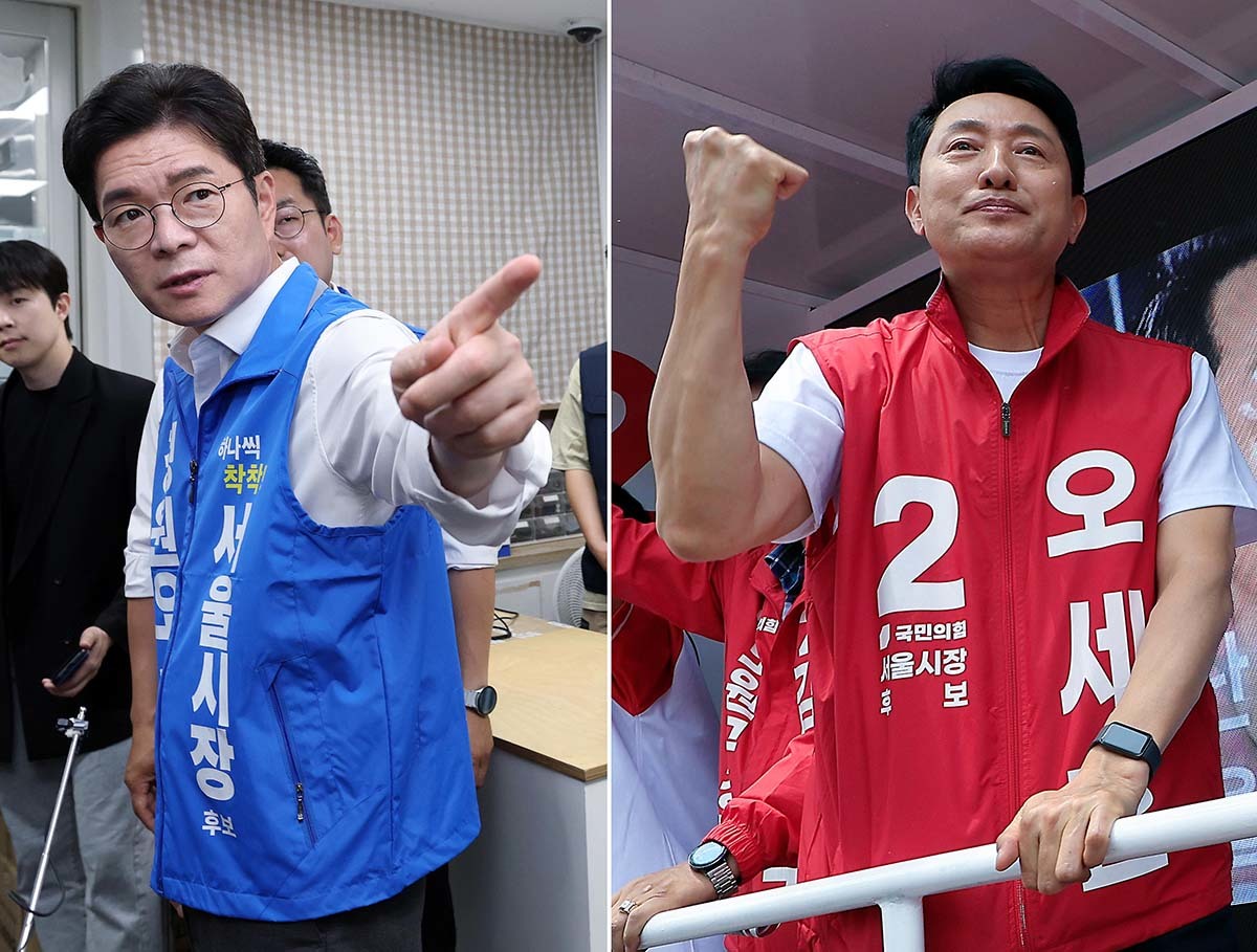 [JTBC 예측조사] 정원오 53.5% vs 오세훈  42.9%
