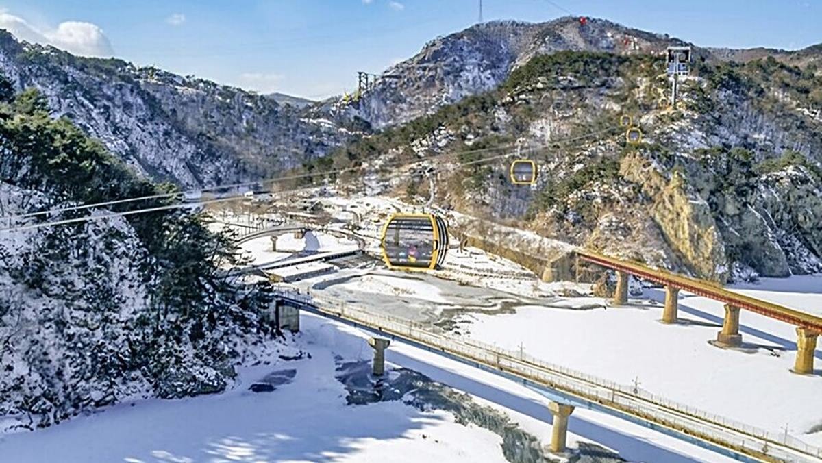 케이블카 상부탑승장 전경. / 원주시 제공