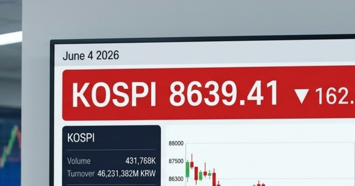 코스피 8639.41 마감…외국인이 6조 9529억 매도한 이유