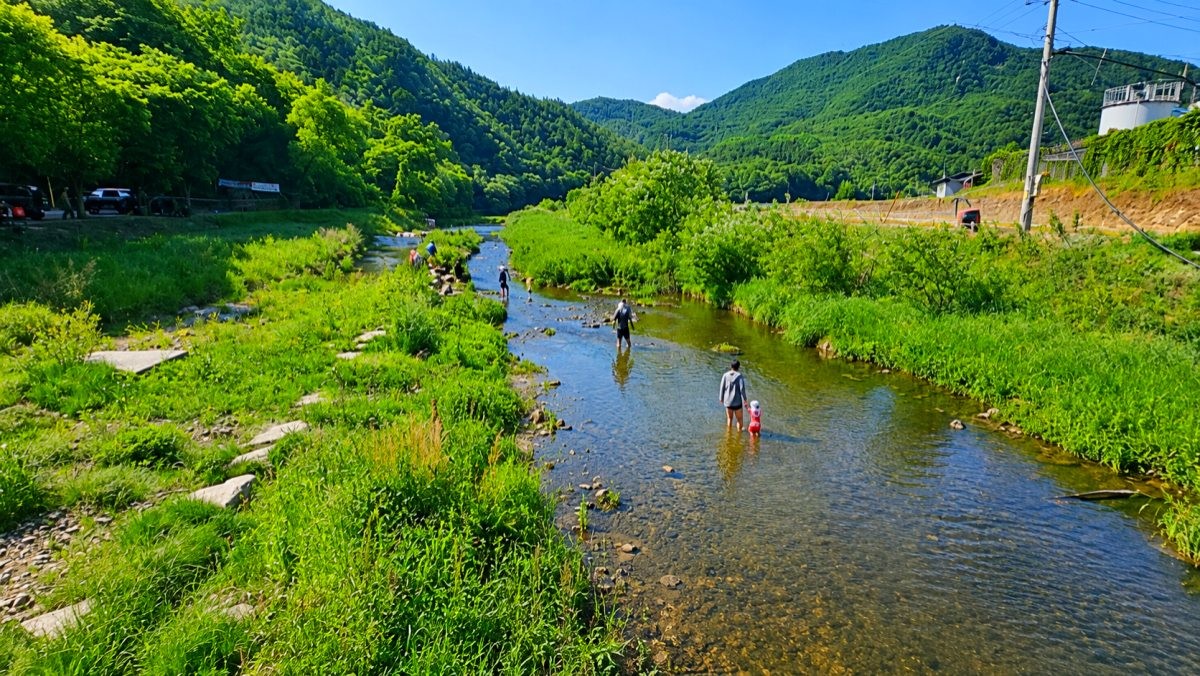 의성 빙계계곡. / 의성군 공식 블로그, AI