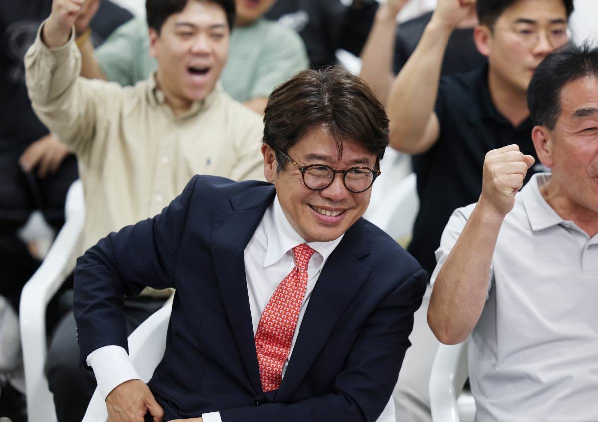 평택을 국회의원 재보궐선거에서 최종 당선된 유의동 국민의힘 후보. / 뉴스1