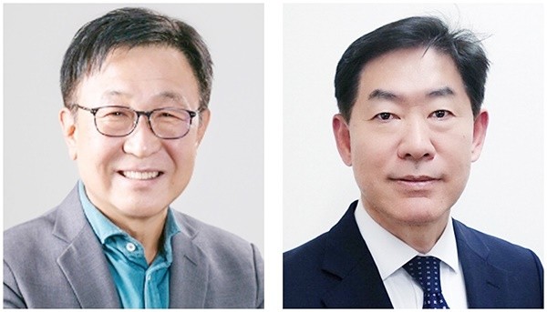 정은승 전 삼성전자 사장(왼쪽),백승주 순천대학교 석좌교수