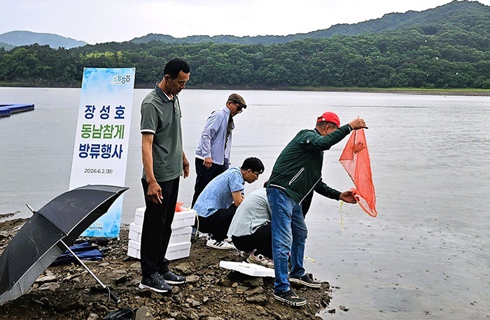 내수면 생태계의 보고(寶庫) 장성호, 4만 마리의 동남참게 품고 '황금빛 어장'으로 비상하다