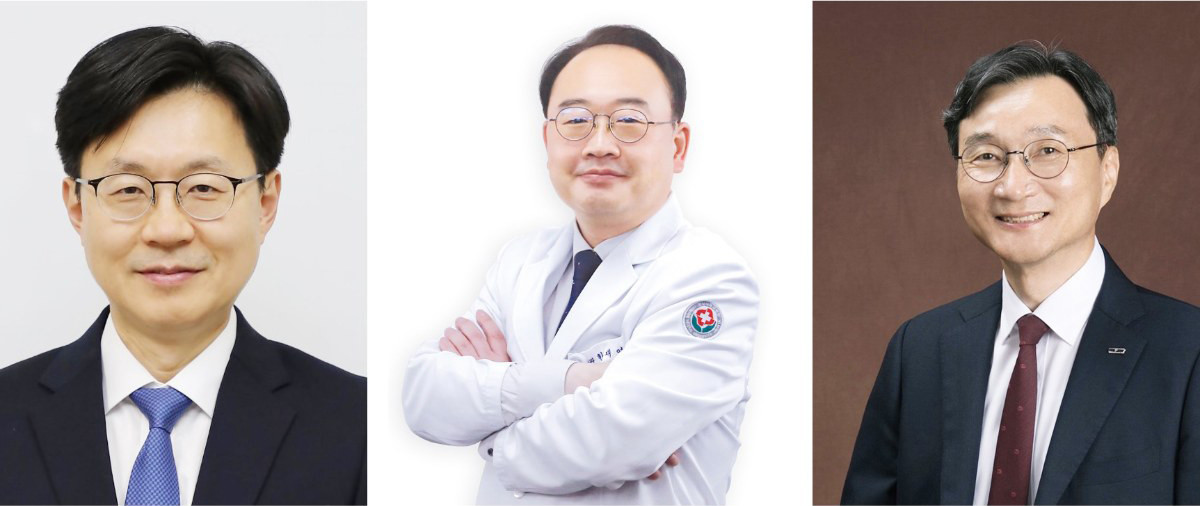 윤경철 전남대병원 진료부원장·한재영 대외협력실장·박광성 전남대병원 한국백세인연구단장(왼쪽부터)/전남대병원