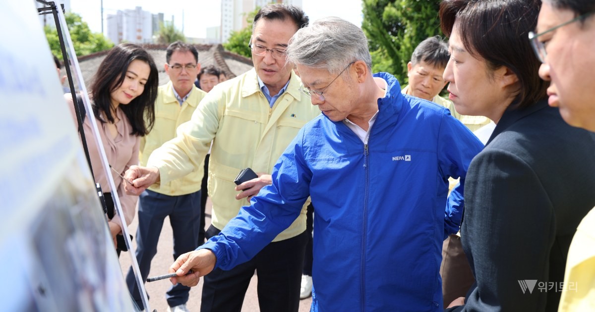 새벽부터 이어진 시내버스 현장 점검을 마친 민 당선인이 광주 북구 신안동 일대로 향했다./전남광주통합특별시장 민형배 당선인
