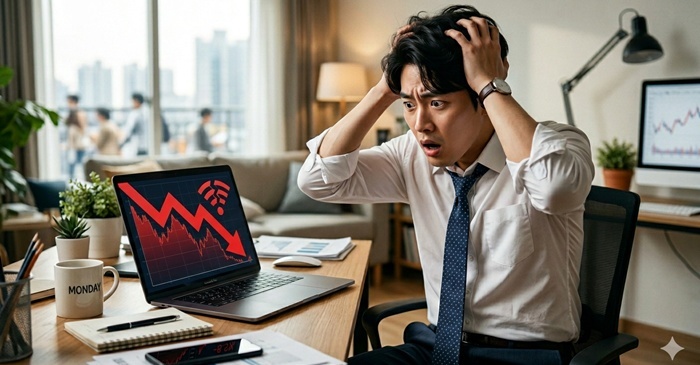 개미들 '초긴장'...주가 폭락 예상되는 공포의 월요일 