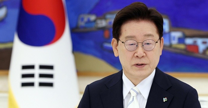 이재명 대통령이 8일 청와대에서 열린 4부 요인 회동에서 발언하고 있다. 2026.6.8/뉴스1