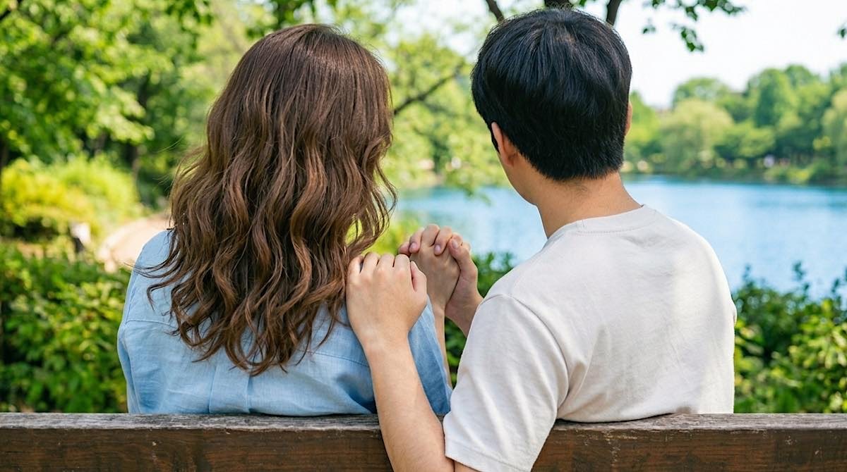 연상녀-연하남 모습. 기사 내용을 토대로 AI툴 활용해 제작한 자료사진.
