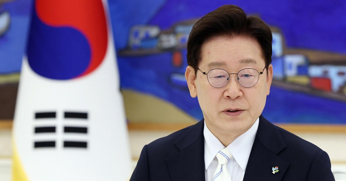 이재명 대통령이 8일 청와대에서 열린 4부 요인 회동에서 발언하고 있다. / 뉴스1