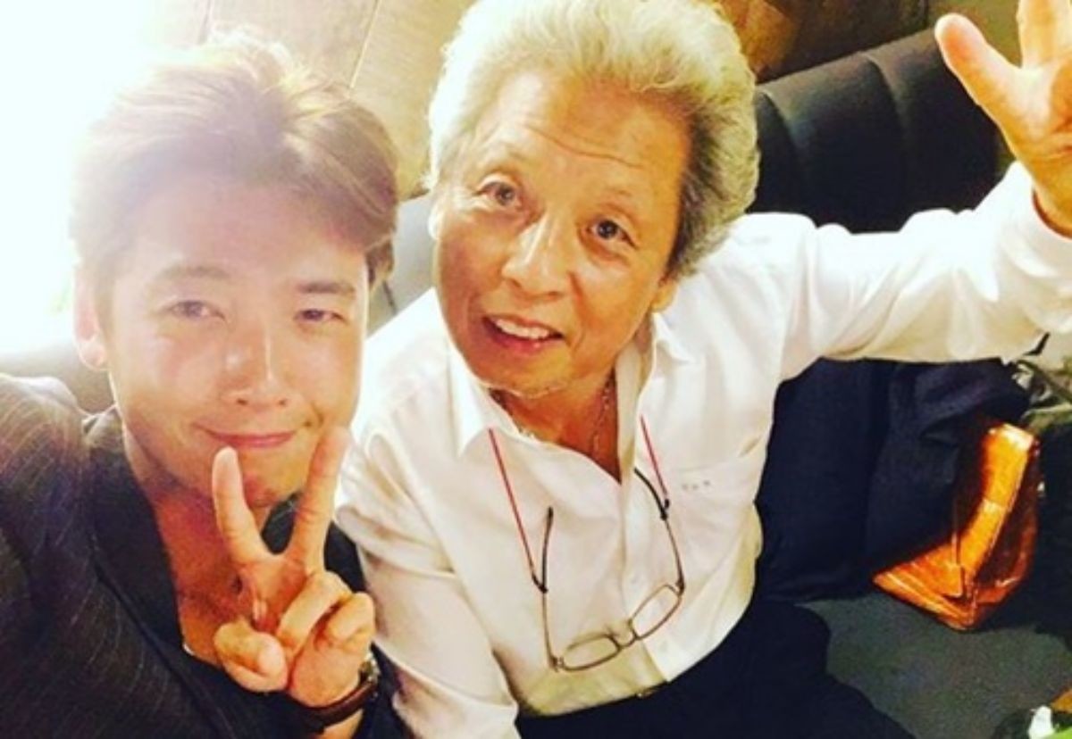 정경호와 그의 아버지인 정을영 감독. / 정경호 인스타그램