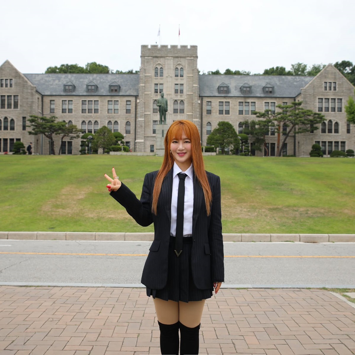 특강 강사로 고려대학교를 찾은 이지영 강사 / 이지영 인스타그램
