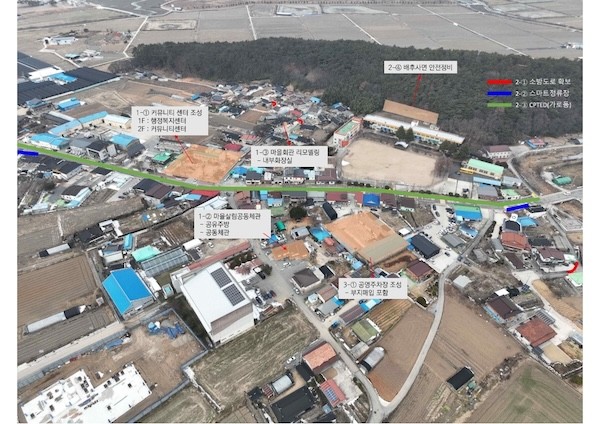 심원면 농산어촌개발사업(계획도) / 고창군