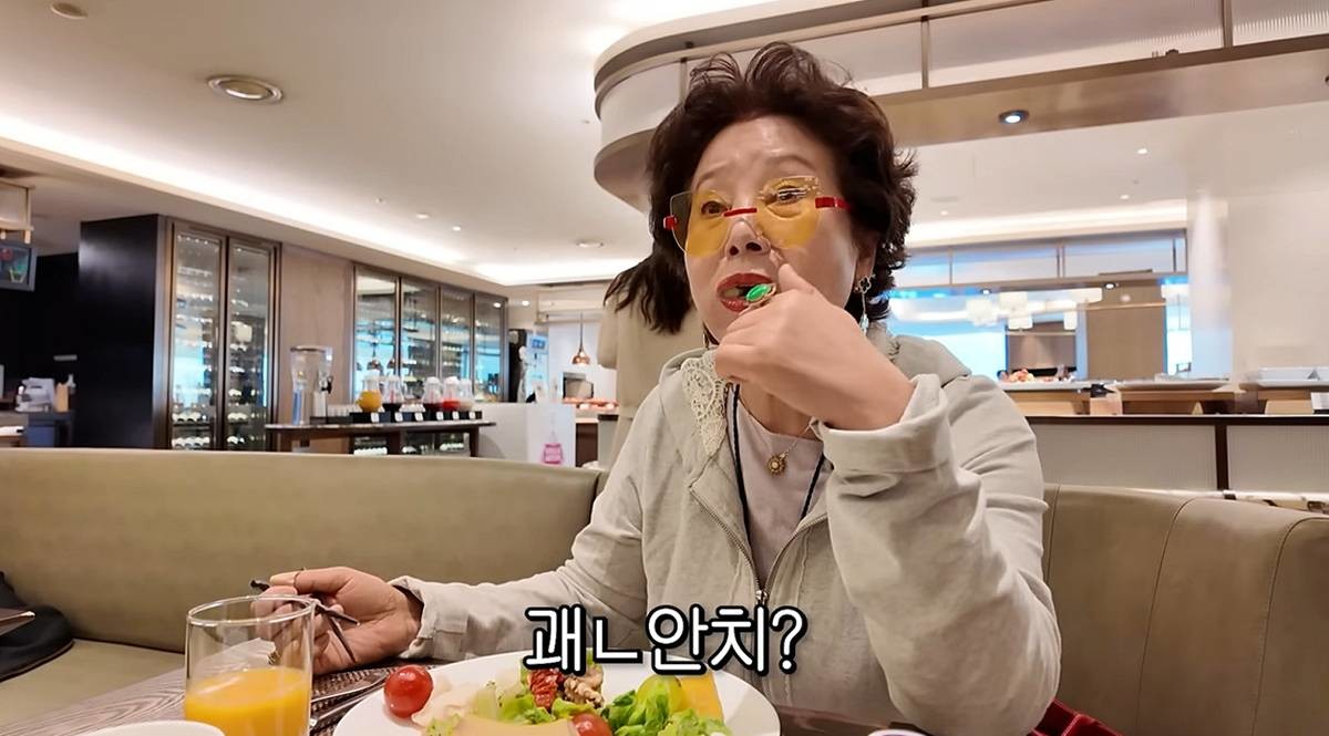 아침 식사로 연어 추천한 선우용여 / 유튜브 '순풍 선우용여'