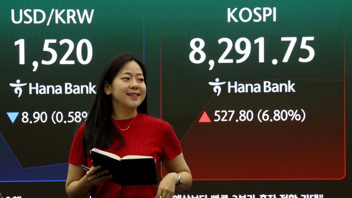 [속보] 7% 상승 코스피, 매수 사이드카 발동