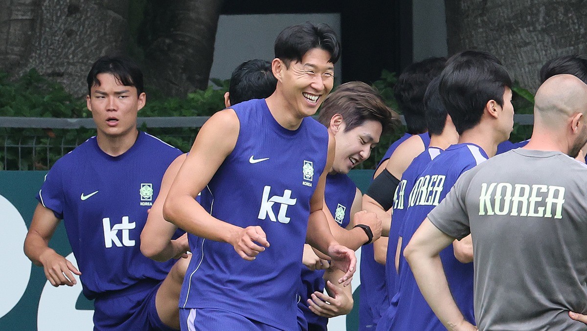2026 북중미 월드컵에 출전하는 대한민국 축구 국가대표팀 손흥민 / 뉴스1