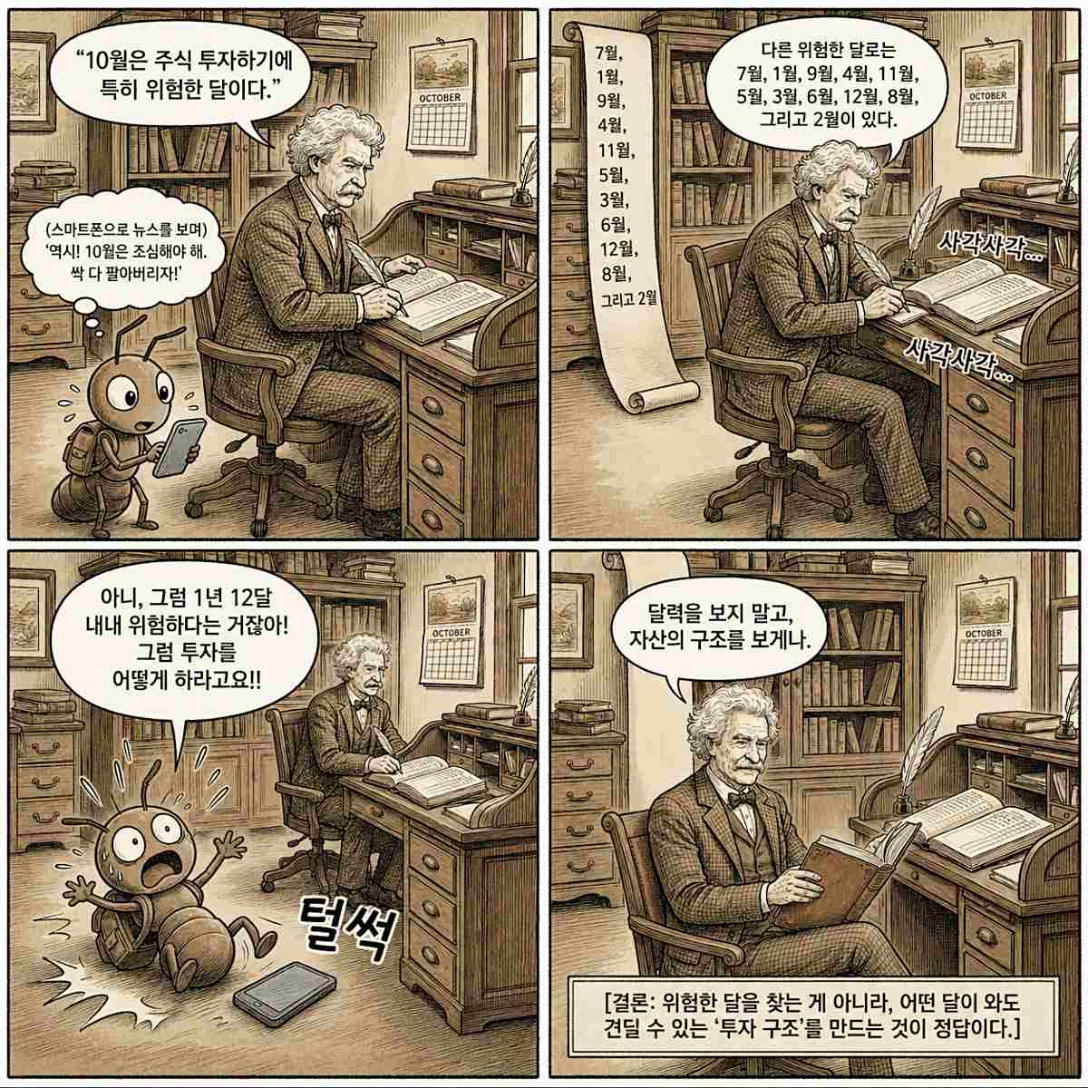 [만화] 기사 이해를 돕기 위해 AI로 제작한 네 컷 만화.