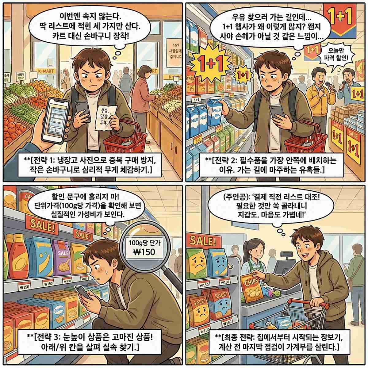 [만화] 기사 이해를 돕기 위해 AI로 제작한 네 컷 만화.