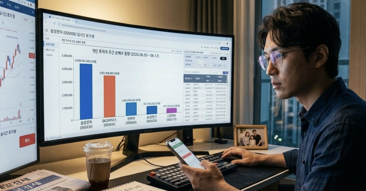 주간 순매수 대금 상위 5개…투자자들이 휩쓴 국내 주식 장바구니는?