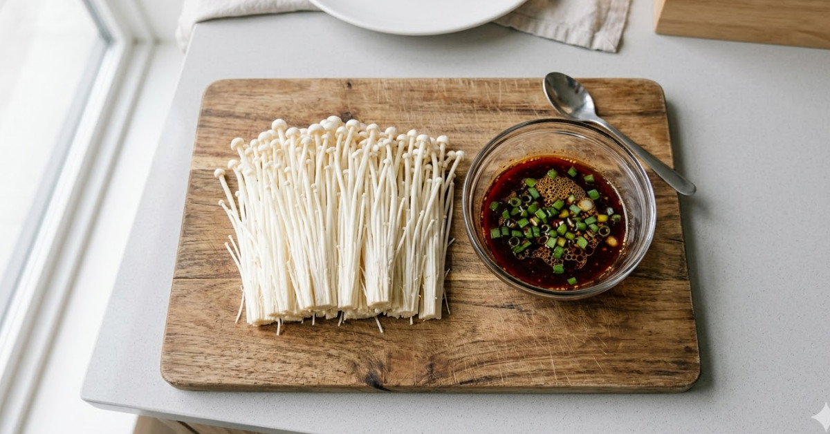 여태껏 찌개로 끓이셨나요?…팽이버섯에 '이 양념'만 부어보세요, 밥 금방 사라집니다