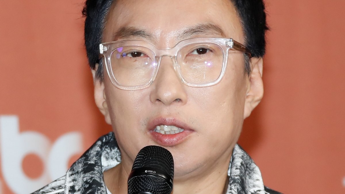 지난 2024년 JTBC 예능프로그램 'My name is 가브리엘' 제작발표회 참석한 박명수 / 뉴스1