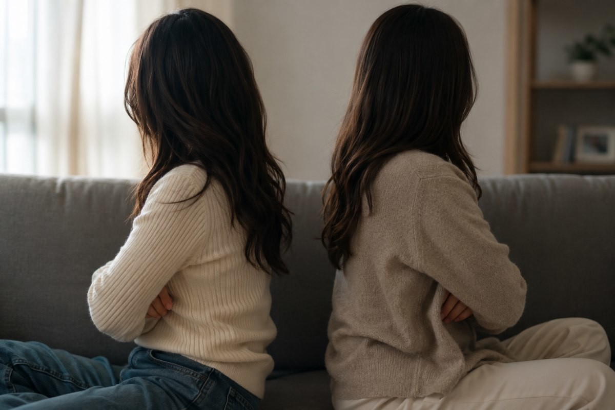 친구와 다툰 모습 / 기사 내용을 바탕으로 제작한 AI 이미지