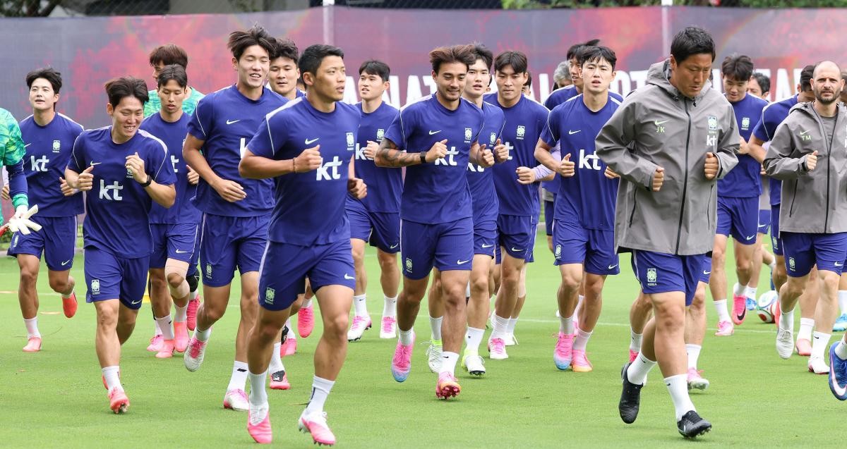 멕시코전 준비하는 태극전사들. / 대한민국 축구 국가대표팀 공식 SNS