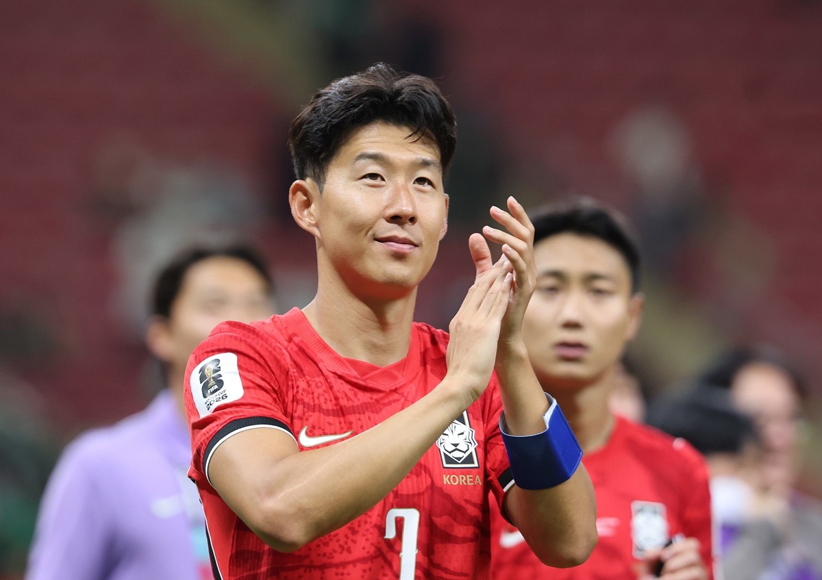 대한민국 축구대표팀 주장 손흥민 / 뉴스1