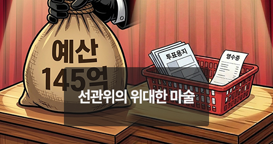 [위키만평] 선관위의 위대한 마술